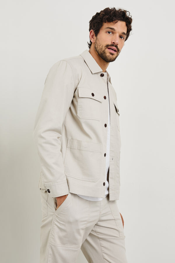 Rails Franklin Jacket Oat Railroad Dobby