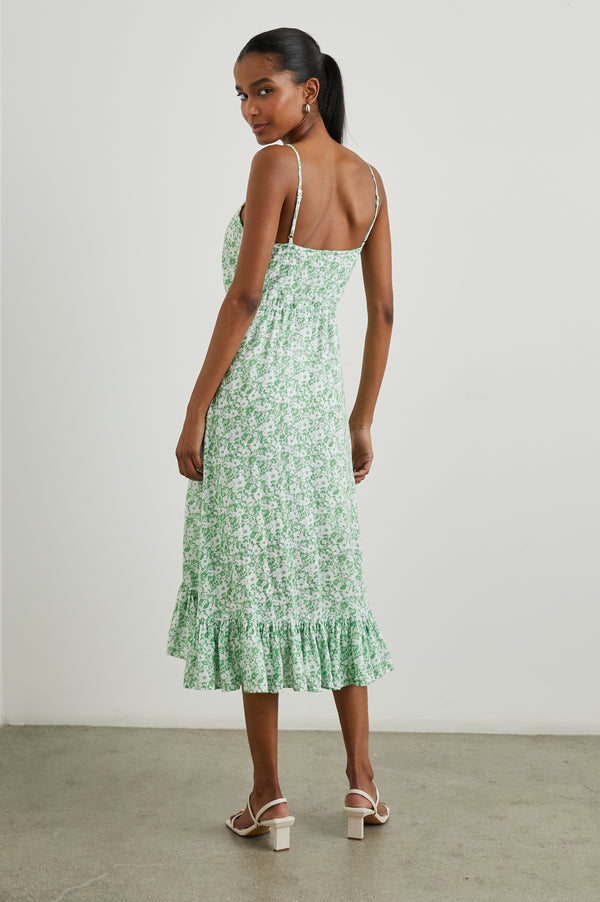 Rails Frida Dress Green Texture Floral