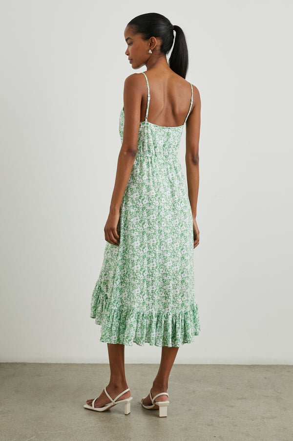Rails Frida Dress Green Texture Floral