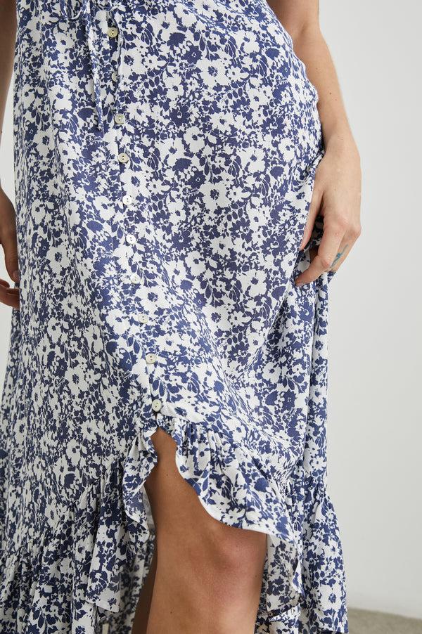 rails Frida dress Navy White Texture Floral