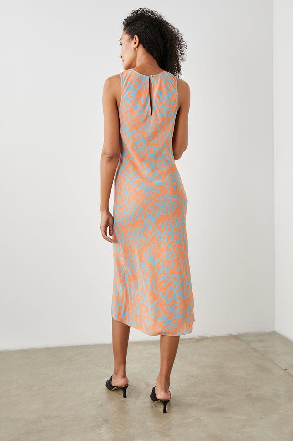 Rails Gabriella Dress Orange Diffused Cheetah