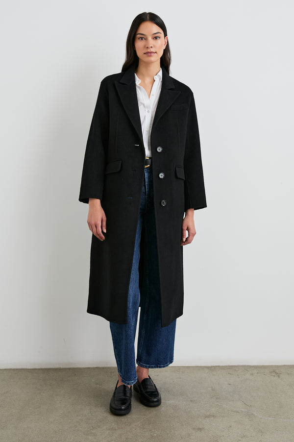 Rails Gallery Coat Black