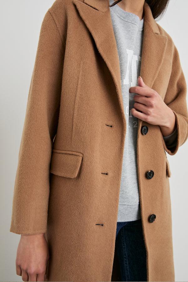 rails Gallery coat Camel