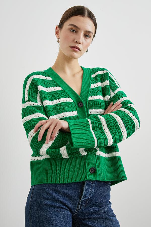 Rails Geneva Cardigan Kelly Stripe