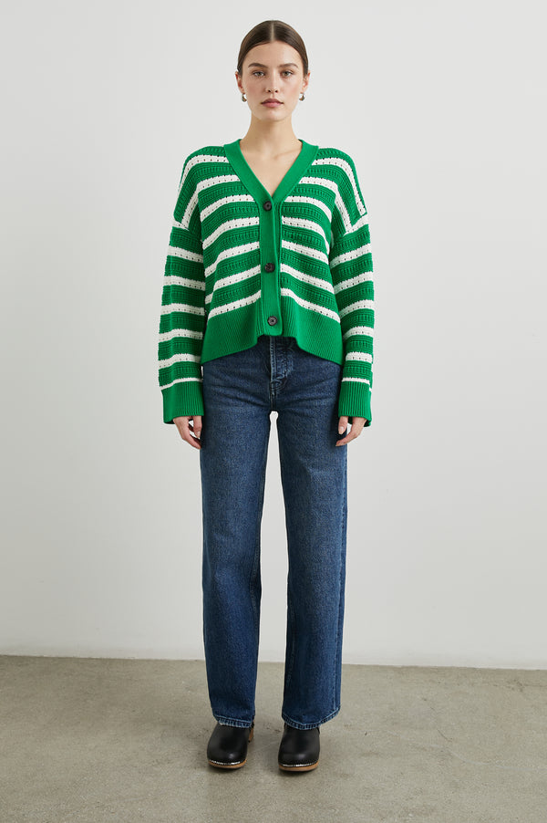 Rails Geneva Cardigan Kelly Stripe