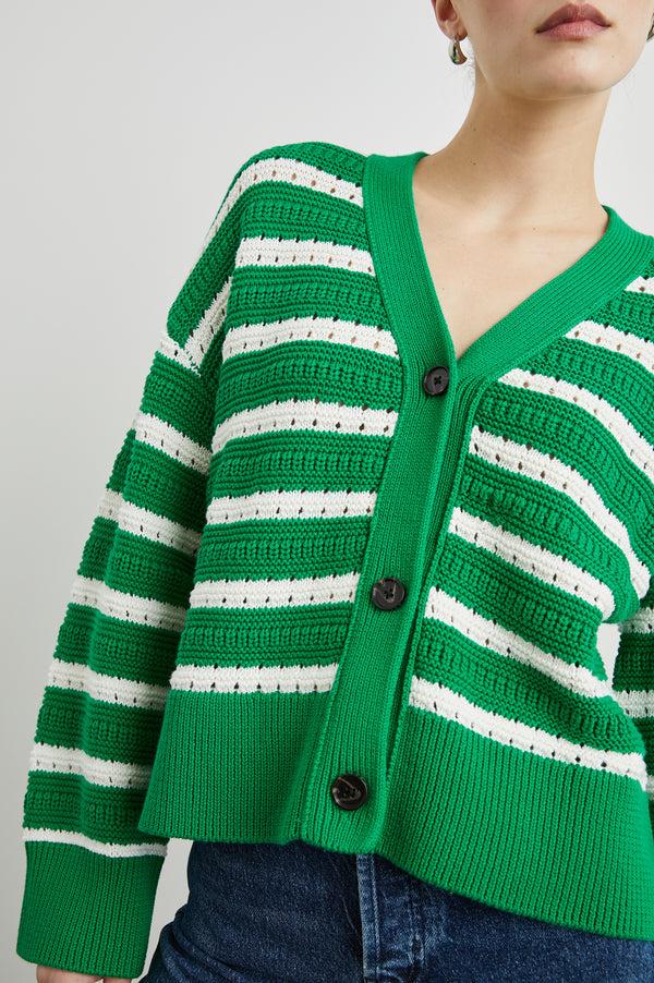 rails Geneva cardigan Kelly Stripe