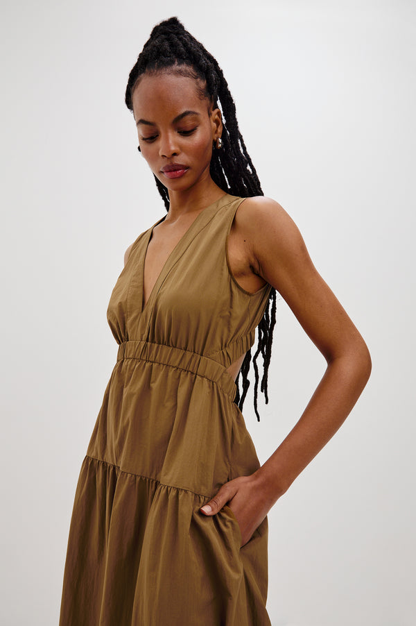 Rails Genevieve Dress Sepia
