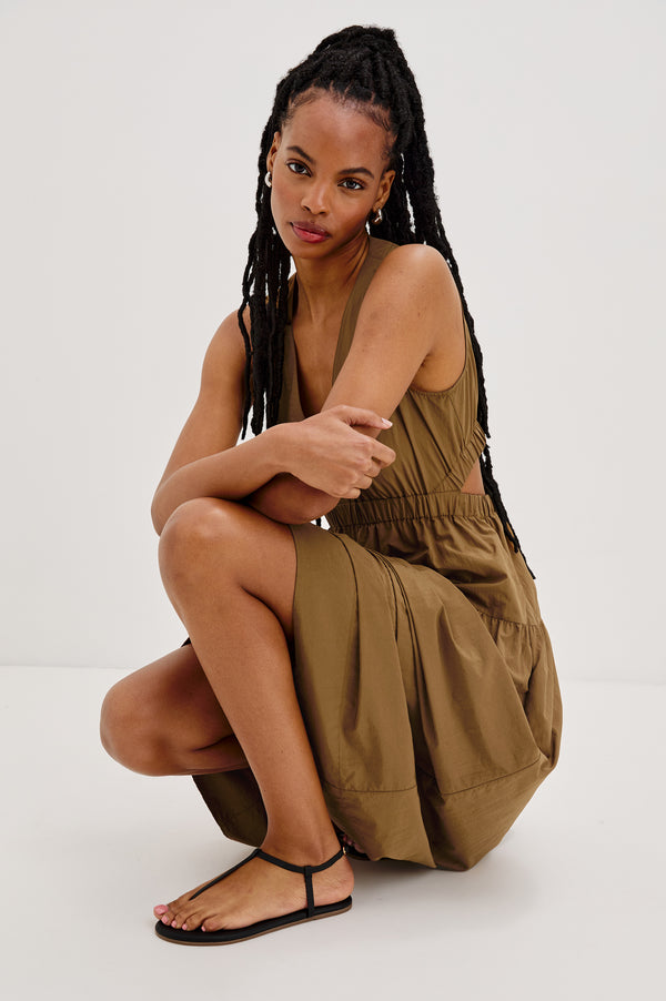 Rails Genevieve Dress Sepia