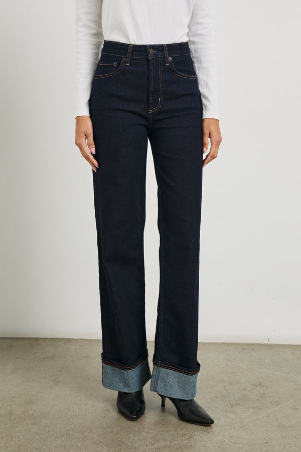 Rails Getty Wide Leg Midnight Blues Cuffed