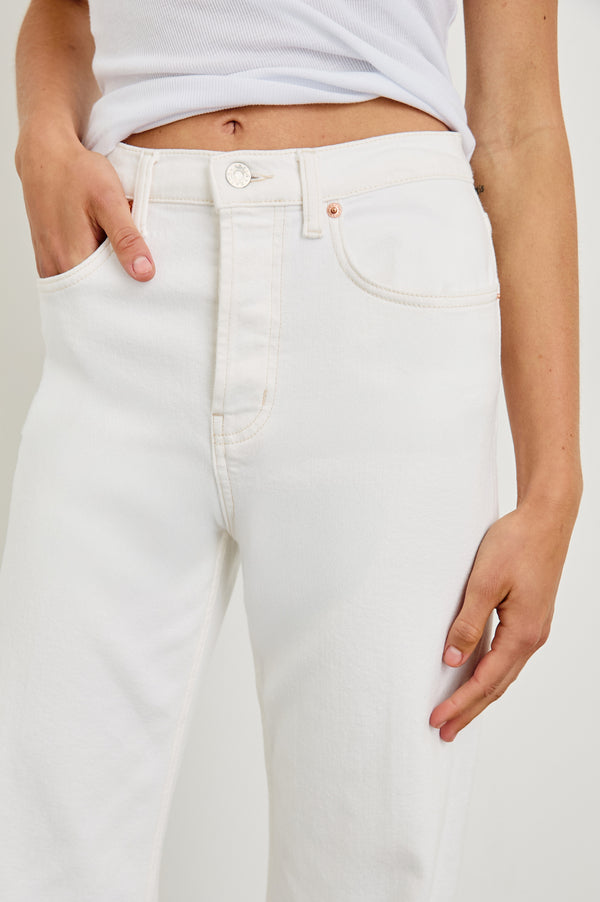 Rails Getty Wide Leg Vintage Ecru Cuffed