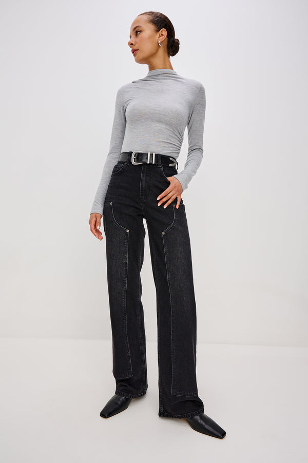 Rails Getty Workwear Wide Leg Onyx