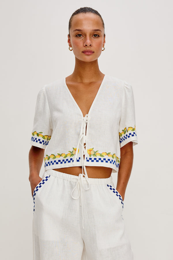 Rails Giadzy X Rails Pari Top Sorrento Embroidery