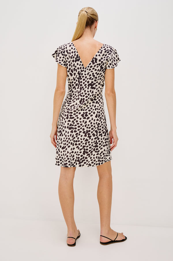 Rails Gigi Dress Taupe Spotted