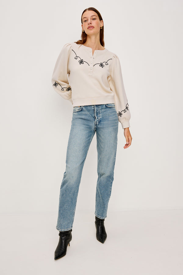 Rails Hanne Sweatshirt Ecru