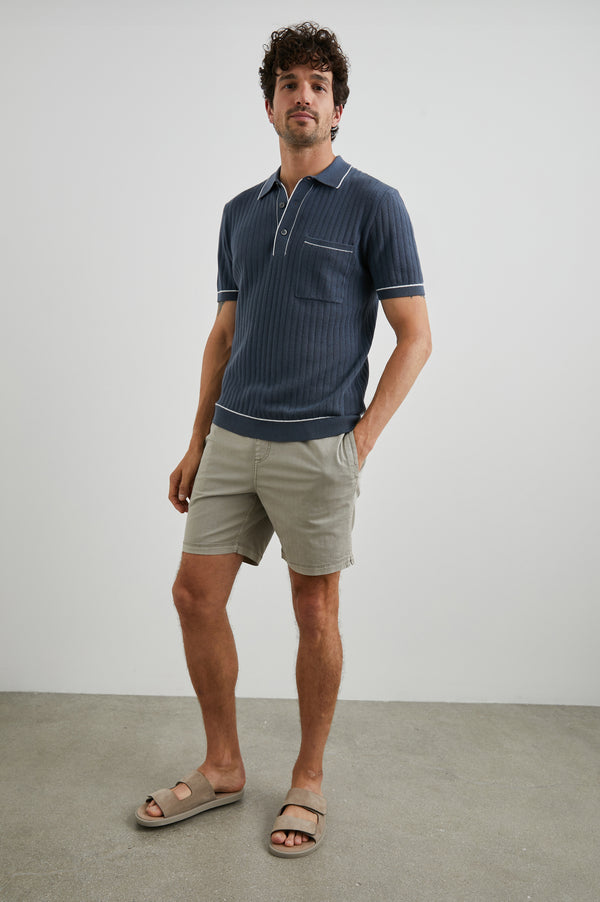 Rails Hardy Polo Shirt Faded Navy