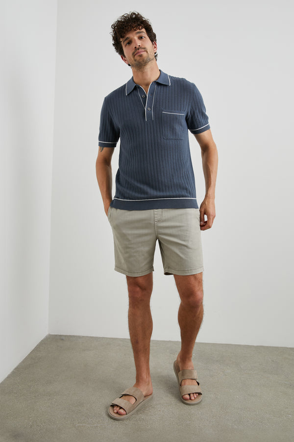 Rails Hardy Polo Shirt Faded Navy