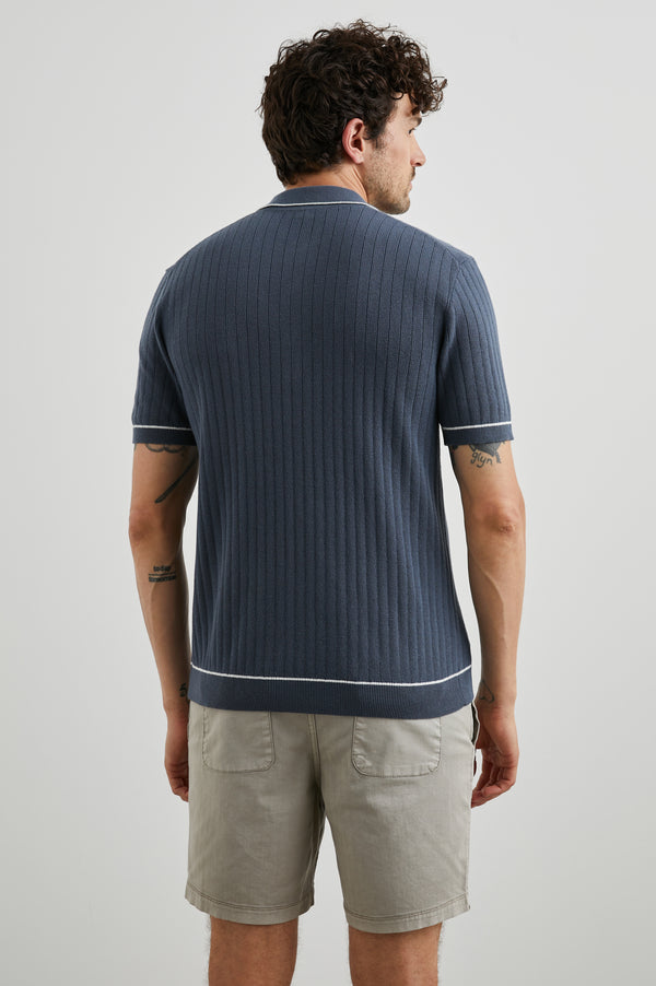 Rails Hardy Polo Shirt Faded Navy