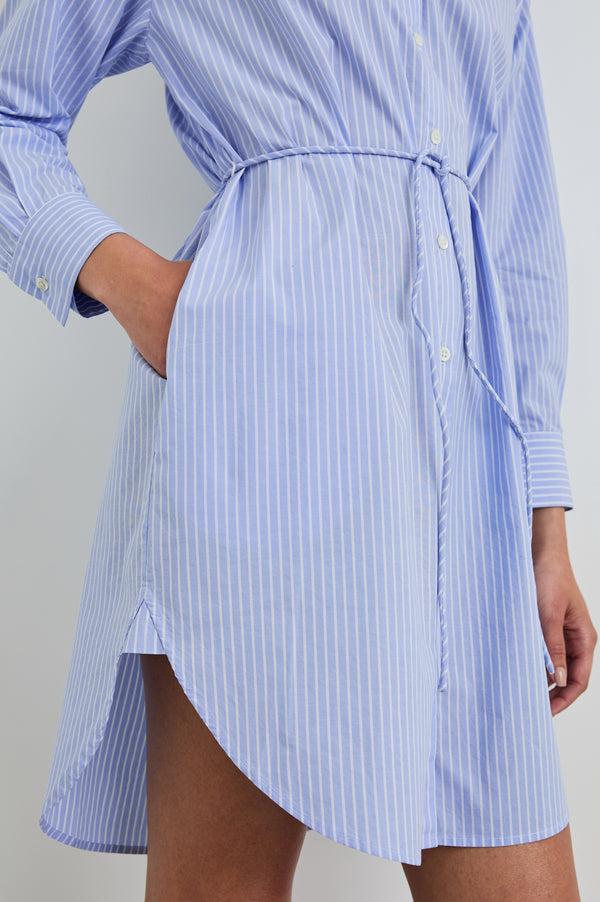 rails Harmony dress Oxford White Stripe
