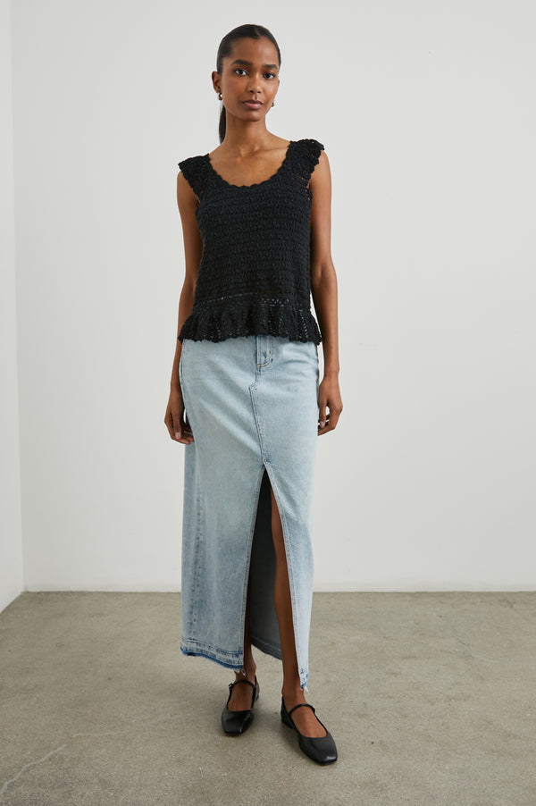 Rails Hattie Top Black