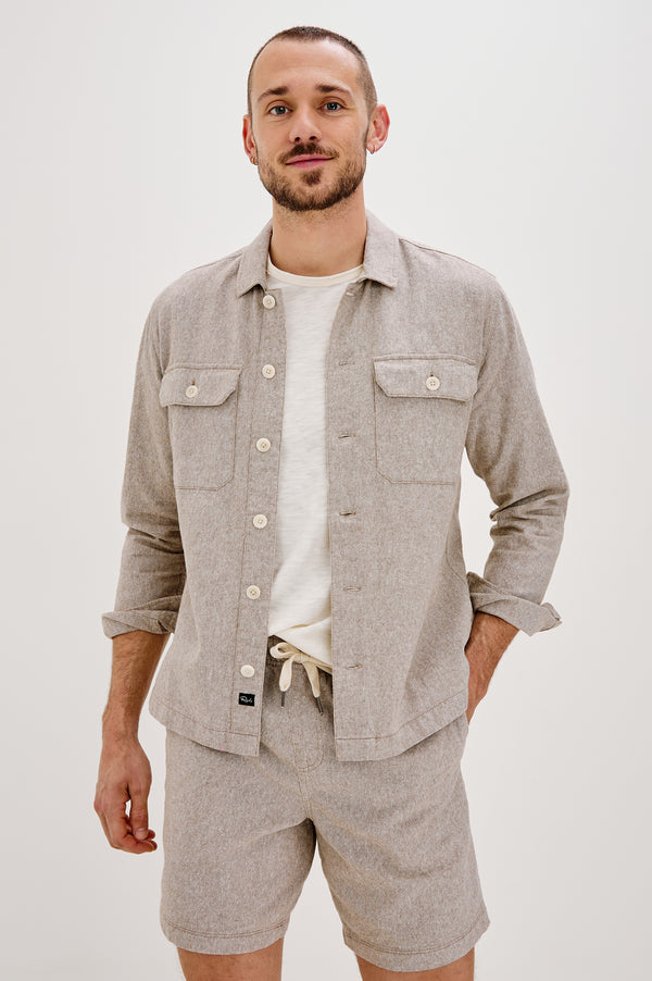 Rails Hayes Shirt Jacket Bulgur Oat