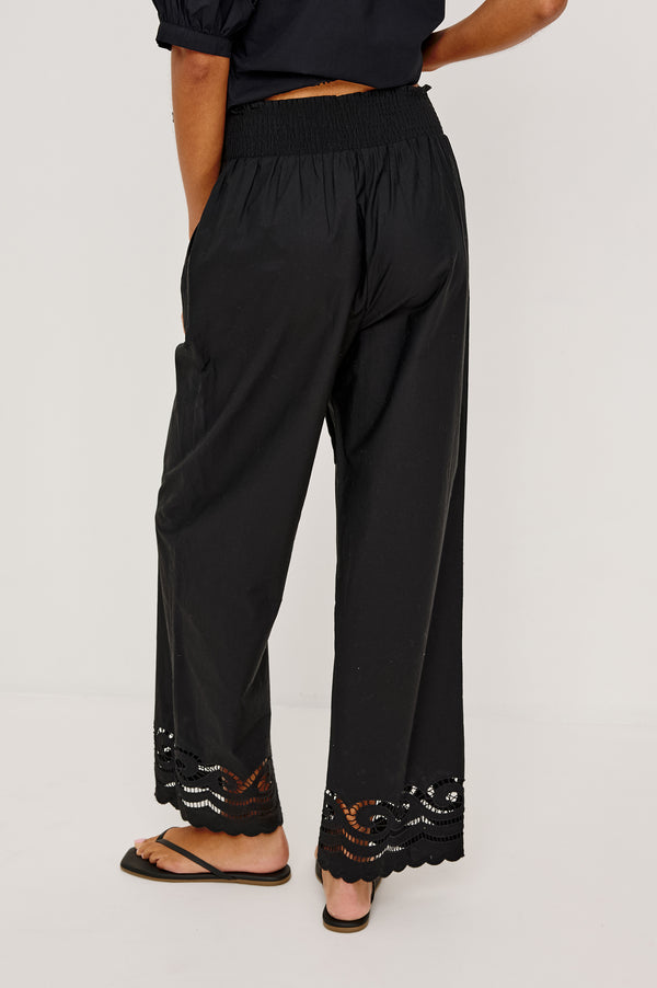 Rails Henrik Pant Black Embroidery