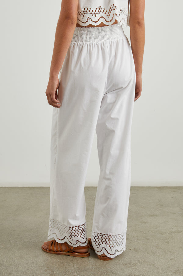 rails Henrik pant White