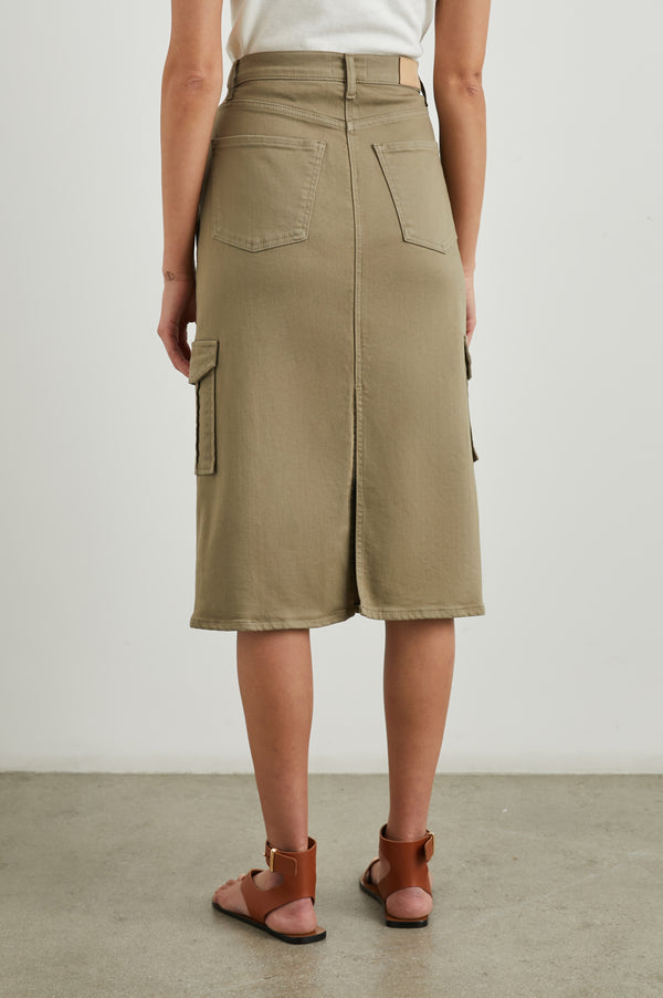 Rails Highland Cargo Skirt Washed Olive