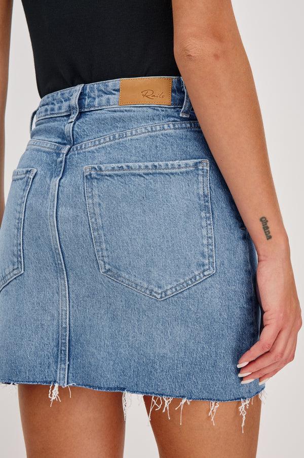 Rails Highland Mini Skirt Baja Blue