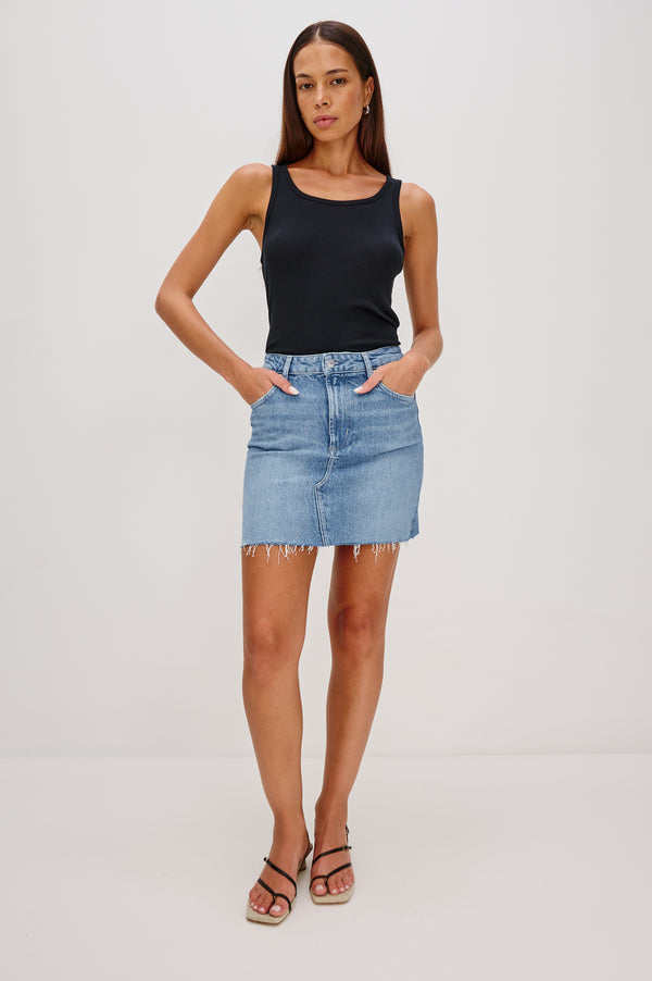 Rails Highland Mini Skirt Baja Blue