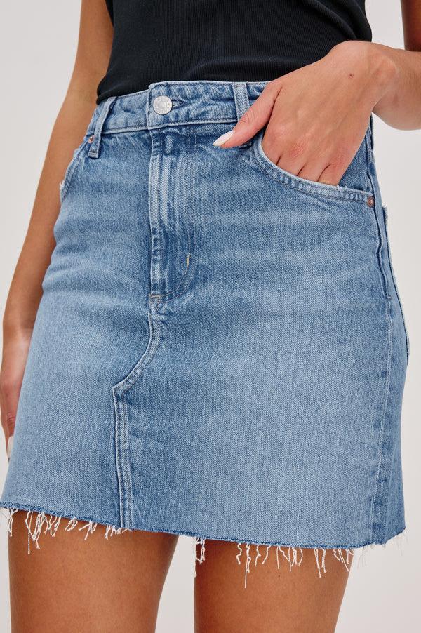 rails Highland mini skirt Baja Blue