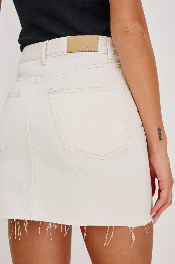 Rails Highland Mini Skirt Ecru