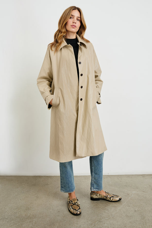 Rails Hills Jacket Dune Faux Leather