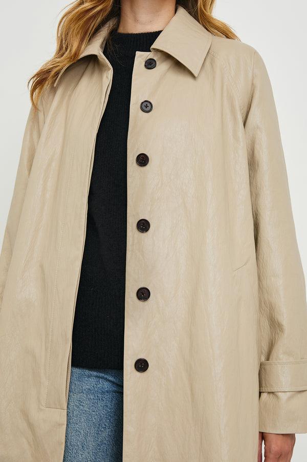 rails Hills jacket Dune Faux Leather