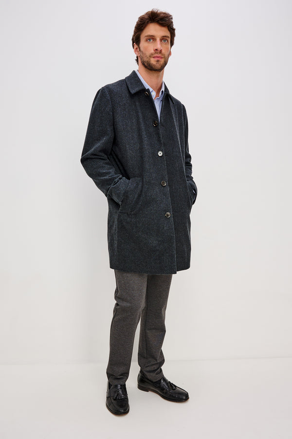 Rails Hockney Overcoat Celestial Tweed