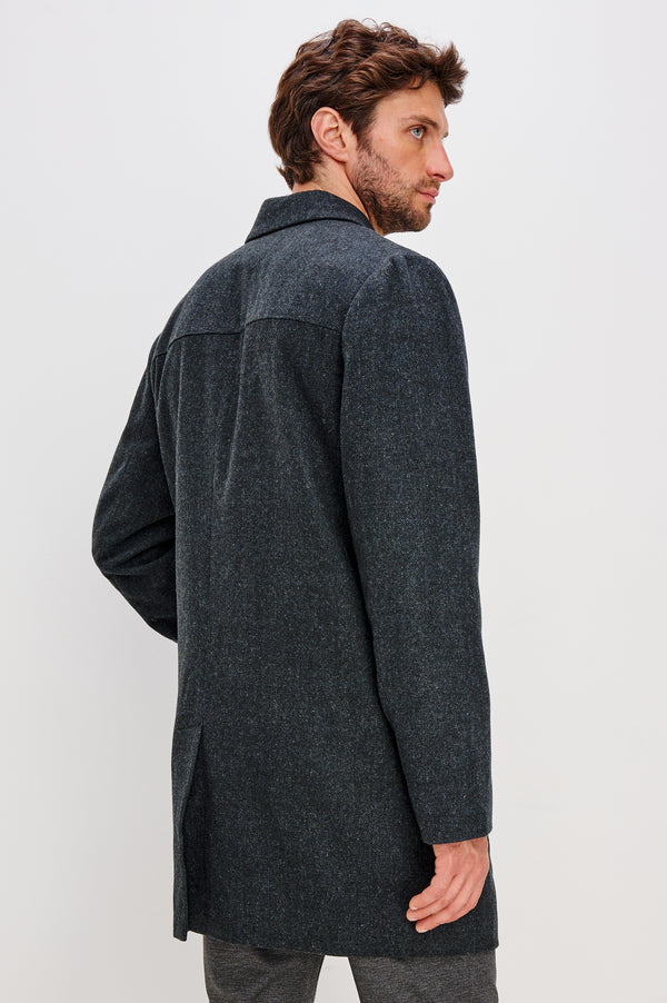 Rails Hockney Overcoat Celestial Tweed