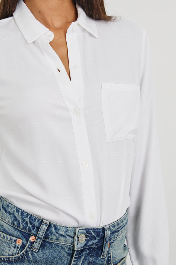 rails Hunter shirt Ivory Check