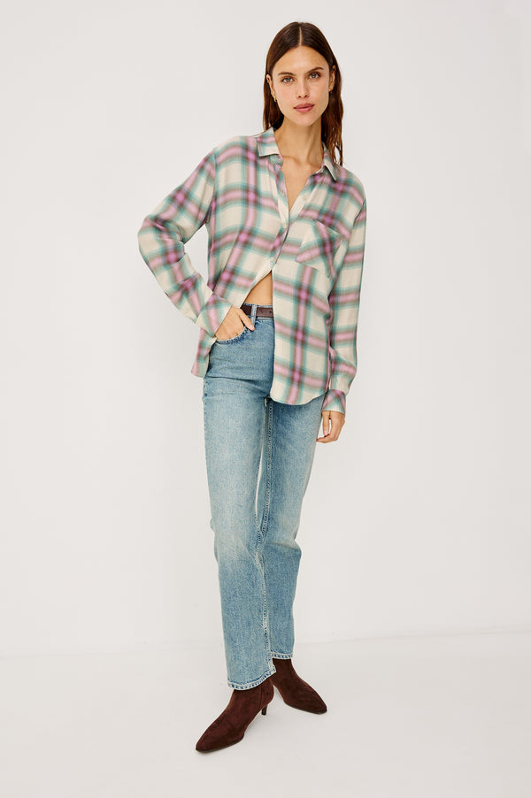 Rails Hunter Shirt Periwinkle Blue