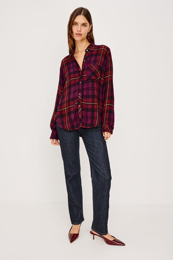 Rails Hunter Shirt Plum Merlot