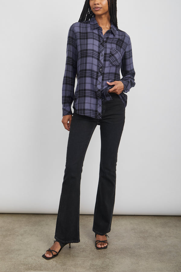 Rails Hunter Shirt Sapphire Ash