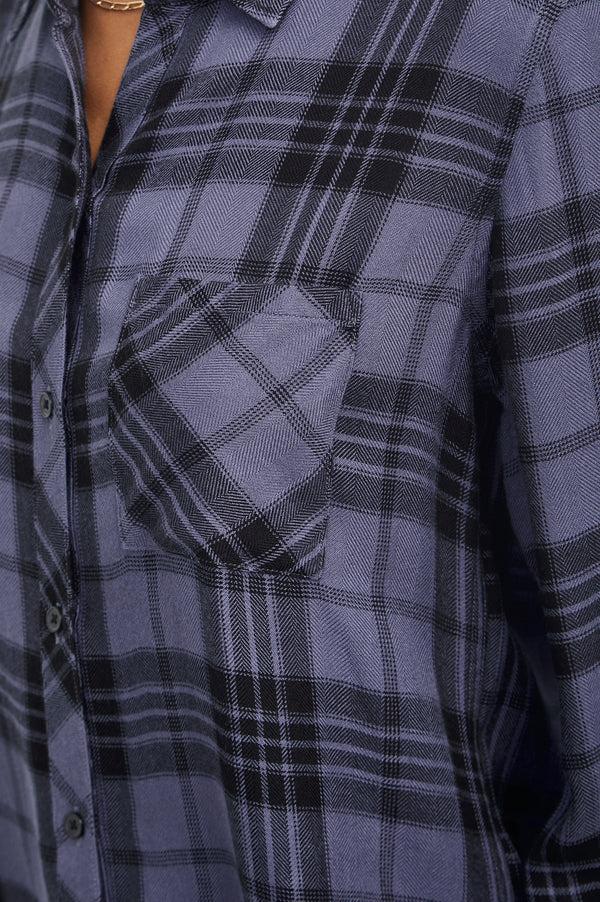 rails Hunter shirt Sapphire Ash