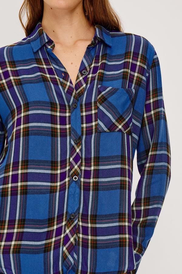 rails Hunter shirt Sapphire Indigo