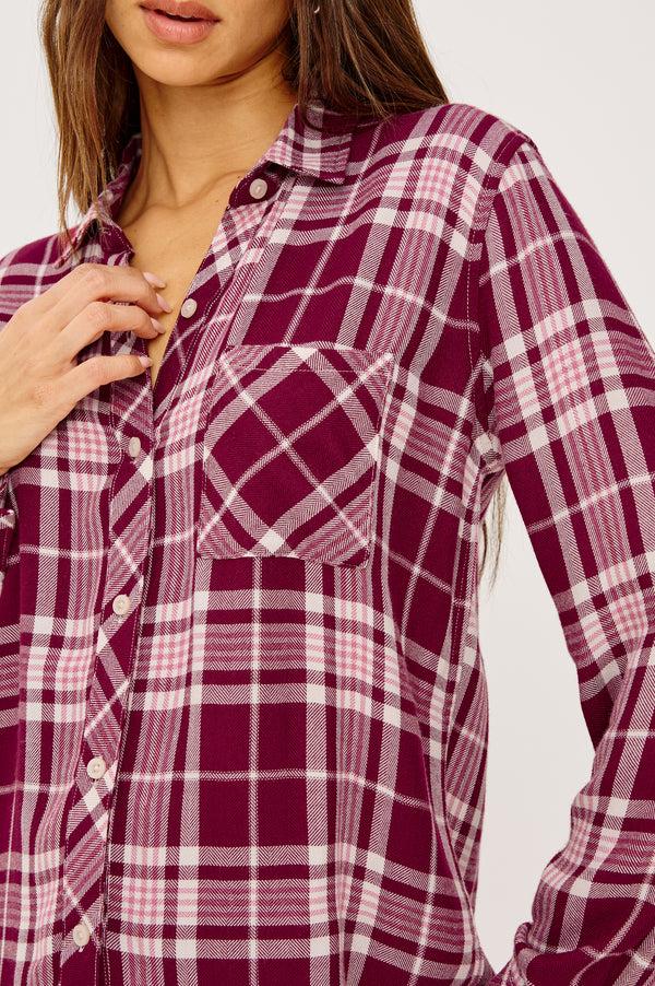 rails Hunter shirt Winterberry