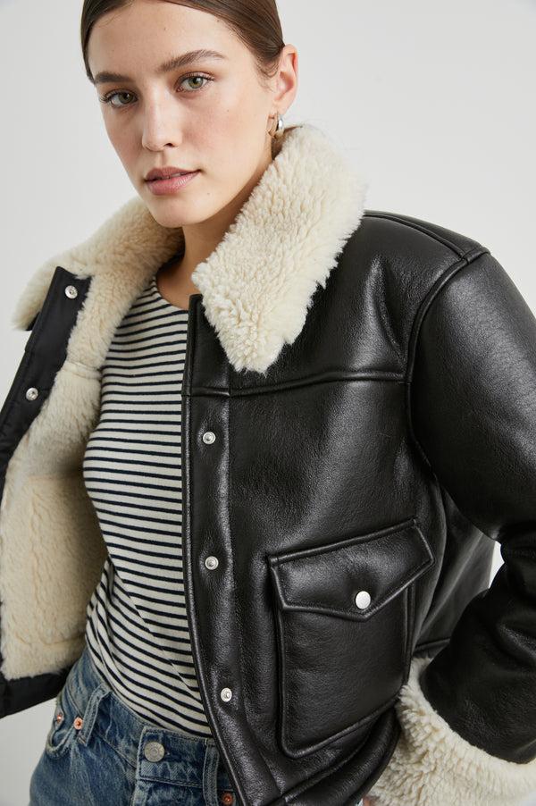 rails Imani jacket Black Ivory