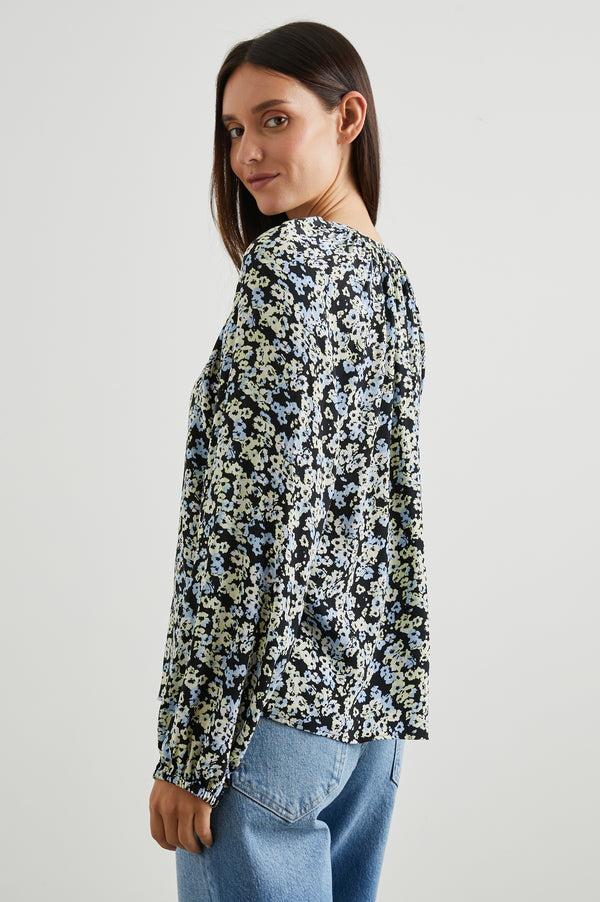 Rails Indi Top Midnight Meadow Floral