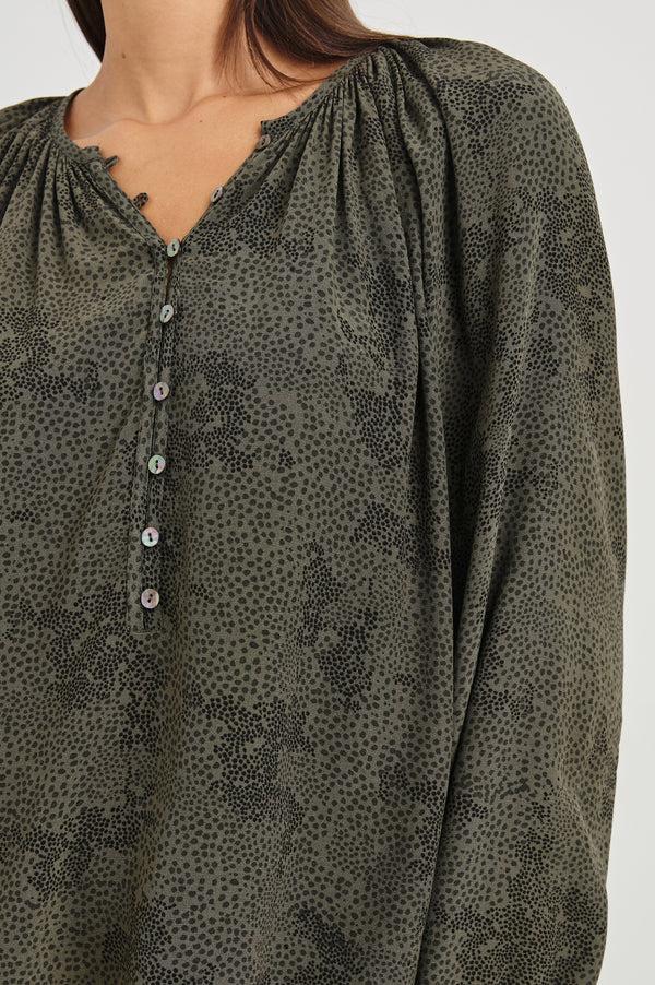 rails Indi top Olive Pebble