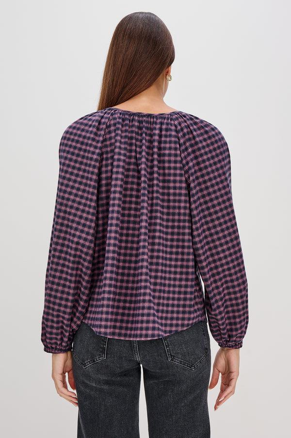 Rails Indi Top Rose Check