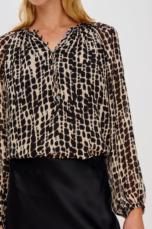 rails Indi top Spotted Shibori