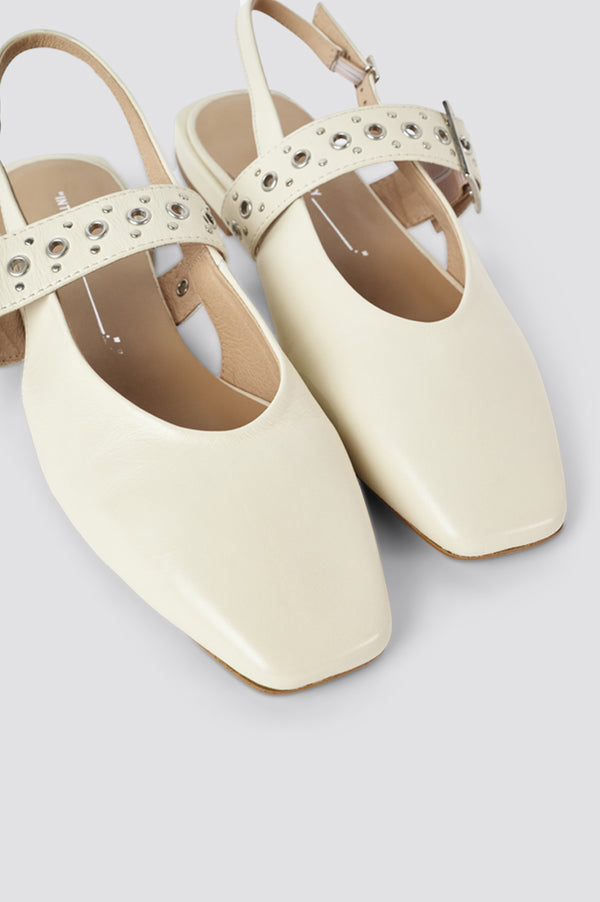 Rails Intentionally Blank Pearl Ballet Flat Cream