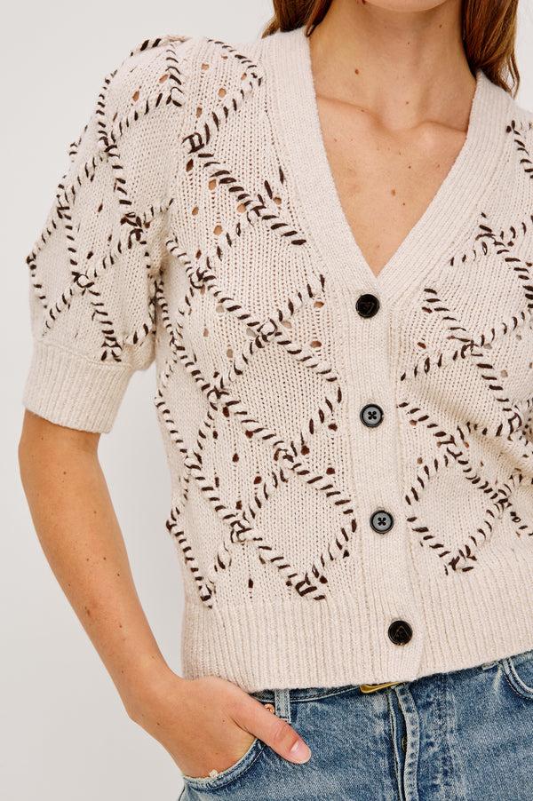 Rails Isla Cardigan Oat