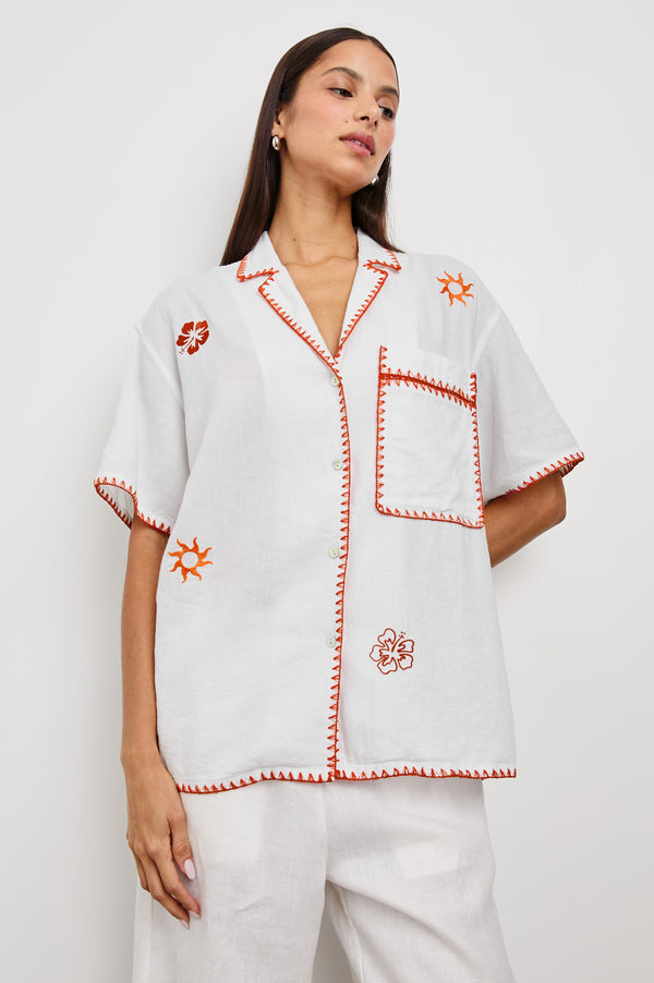 Rails Island Shirt White